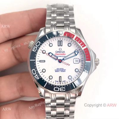 Swiss Grade Omega Commander's 007 James Bond Stainless Steel Watch New 2018
